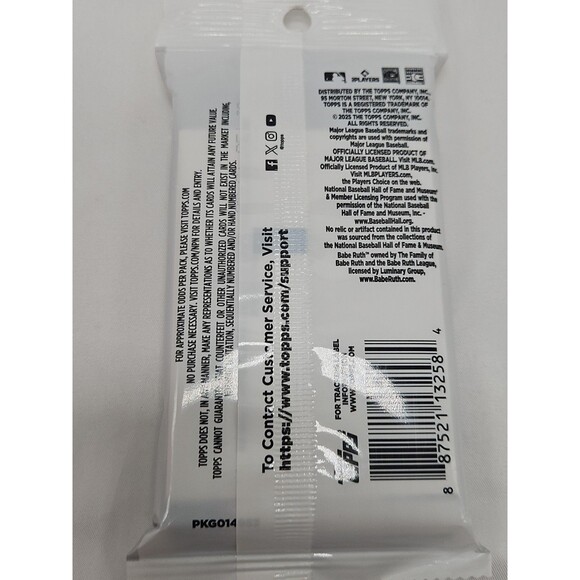 2025 Topps Series One Major League Baseball 36 Card Hanger Fat Pack - NEW! - Picture 8 of 9